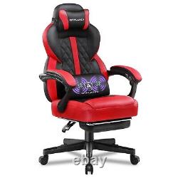 GTPLAYER Gaming Chair, Ergonomic Computer Desk Chair with Footrest and Massage