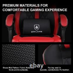 GTPLAYER Gaming Chair, Ergonomic Computer Desk Chair with Footrest and Massage