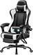 Gaming Chair Ergonomic Computer Office Desk Swivel Seat With Footrest Massage