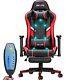 Gaming Chair Massage 7-Point Adjustable Ergonomic Office Chair with Footrest