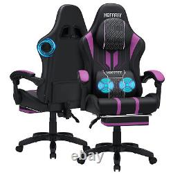 Gaming Chair Massage with Speakers bluetooth Ergonomic Massage Office Chair