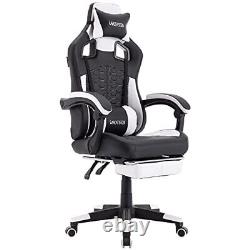 Gaming Chair with Massage, Ergonomic PC Gaming Chair with Blackwhite(type-b)