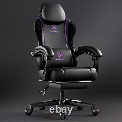 Gaming Chair with Pocket Spring Cushion Ergonomic Game Chair with Massage