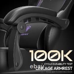 Gaming Chair with Pocket Spring Cushion Ergonomic Game Chair with Massage