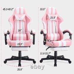 Gaming Chairs with Footrest, Massage Gaming Chairs, Christmas, Xmas Gift