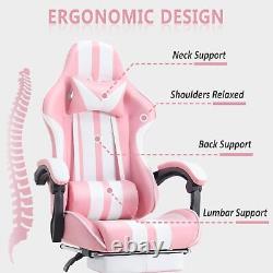 Gaming Chairs with Footrest, Massage Gaming Chairs, Christmas, Xmas Gift