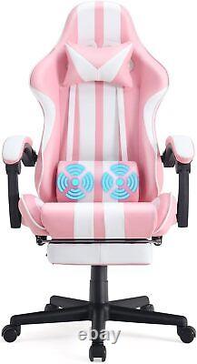 Gaming Chairs with Footrest, Massage Gaming Chairs, Christmas, Xmas Gift