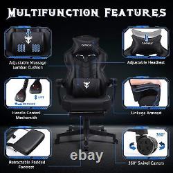 Gaming Chairs with Footrest Recliner Computer Chair for Adults Massage Chair Big