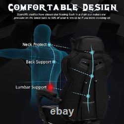 Gaming Chairs with Footrest Recliner Computer Chair for Adults Massage Chair Big