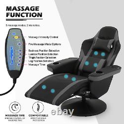 Gaming Racing Chair BLUETOOTH SPEAKER MASSAGE RECLINER Ergonomic Computer Seat