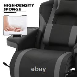 Gaming Racing Chair BLUETOOTH SPEAKER MASSAGE RECLINER Ergonomic Computer Seat