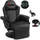 Gaming Recliner Massage Gaming Chair with Footrest Ergonomic Leather