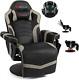 Gaming Recliner Massage Gaming Chair with Footrest Ergonomic PU Leather