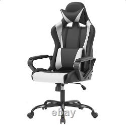 Gaming chair with massage Swivel Rolling High Back