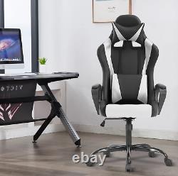 Gaming chair with massage Swivel Rolling High Back