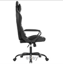 Gaming chair with massage Swivel Rolling High Back