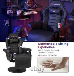 Goplus Gaming Chair, Massage Video Game Chair