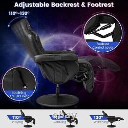 Goplus Gaming Chair, Massage Video Game Chair