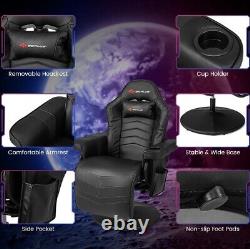 Goplus Gaming Chair, Massage Video Game Chair