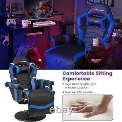 Goplus Height Adjustable Racing Style Swivel Massage Video Game Office Chair