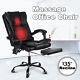 HOFFREE Massage Gaming Computer with Footrest Executive Office Chair 2Point USA