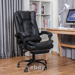 HOFFREE Massage Gaming Computer with Footrest Executive Office Chair 2Point USA