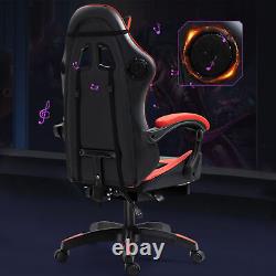 Height Adjustable Gaming Chair, Ergonomic Massage Computer Gaming Chair, yh