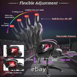 High-Quality Gaming Chair RGB Light Office Ergonomic Swivel Chair 2Point Massage