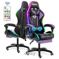 High-Quality Gaming Chair RGB Light Office Ergonomic Swivel Chair 2Point Massage