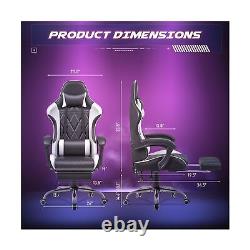 Homall Gaming Chair, Computer Chair with Footrest and Massage Lumbar Support