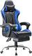 Homall Gaming Chair, Computer Chair with Footrest and Massage Lumbar Support, Er