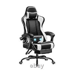 Homall Gaming Chair, Video Game Chair with Footrest and Massage Lumbar Suppor