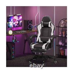 Homall Gaming Chair, Video Game Chair with Footrest and Massage Lumbar Suppor