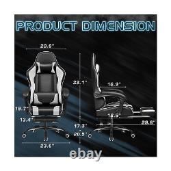 Homall Gaming Chair, Video Game Chair with Footrest and Massage Lumbar Suppor