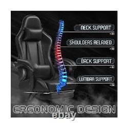 Homall Gaming Chair, Video Game Chair with Footrest and Massage Lumbar Suppor