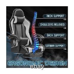 Homall Gaming Chair, Video Game Chair with Footrest and Massage Lumbar Suppor