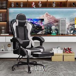 JUMMICO Gaming Chair Ergonomic Computer Chair with Footrest and Massage Lumba