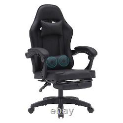 Massage Computer Gaming Chair High Back Ergonomic Office Chairs Recliner Black