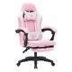 Massage Computer Gaming Chair Swivel Office Ergonomic Recliner Racing Chair Pink