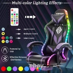 Massage Computer Gaming Chair Swivel Office Ergonomic Recliner Racing Chair Seat