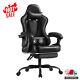 Massage Ergonomic Computer Gaming Chair Adjustable With Footrest Lumbar Support