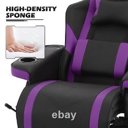 Massage Gaming Chair Electric Reclinable Home Computer Seat withBluetooth Speaker