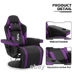 Massage Gaming Chair Electric Reclinable Home Computer Seat withBluetooth Speaker