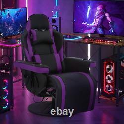 Massage Gaming Chair Electric Reclinable Home Computer Seat withBluetooth Speaker