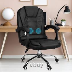 Massage Gaming Chair Ergonomic Reclining Executive Office Chair Massage Swivel