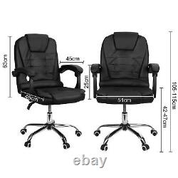 Massage Gaming Chair Ergonomic Reclining Executive Office Chair Massage Swivel