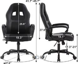 Massage Gaming Chair Office Chair Ergonomic Racing Desk Chair Swivel