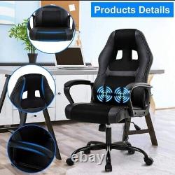 Massage Gaming Chair Office Chair Ergonomic Racing Desk Chair Swivel