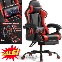 Massage Gaming Chair Office Executive Ergonomic Computer Desk Recliner Seat 1