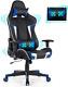 Massage Gaming Chair, Racing Computer Swivel Chair with Headrest & Lumbar Suppor